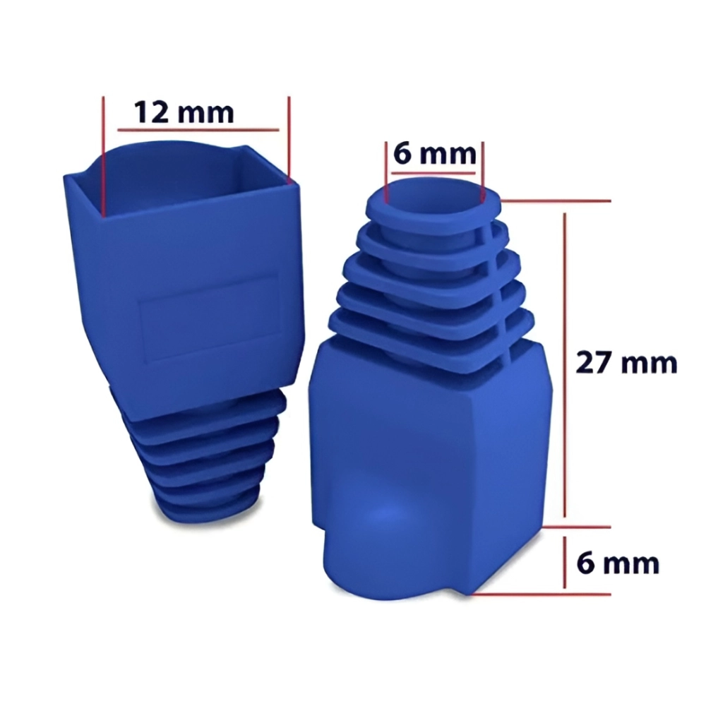 Multybyte RJ45 Boot Cover Blue (Pack Of 100) view 3